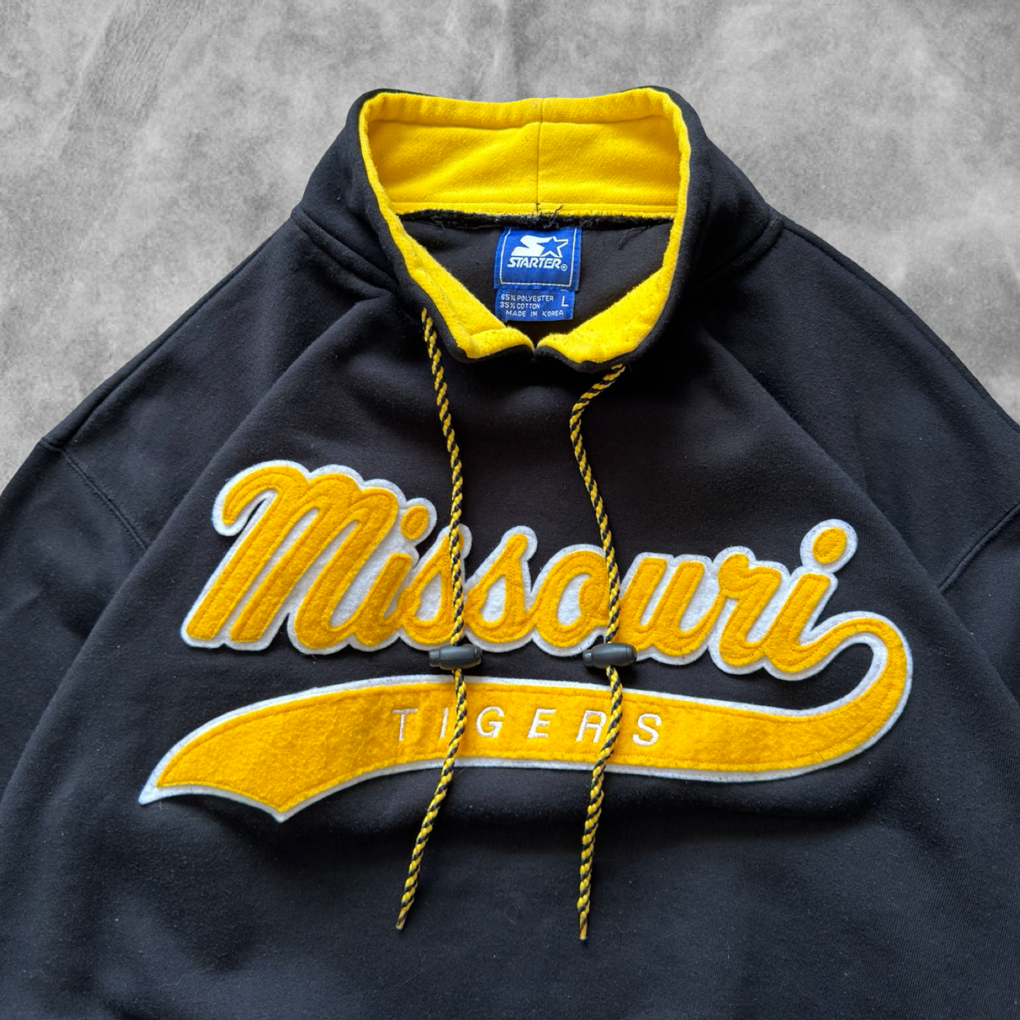 Black Missouri Tigers Starter Pullover 1990s (M)