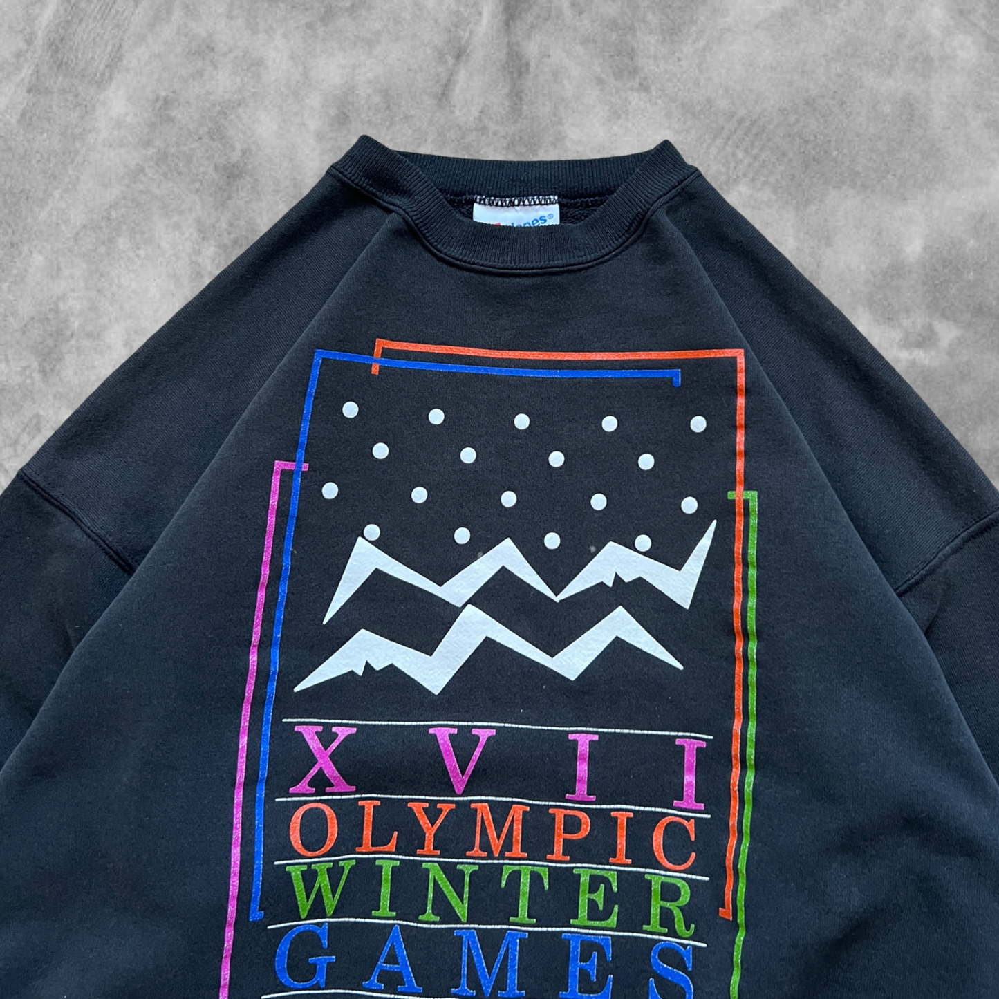 Black Winter Olympic Games Sweatshirt 1994 (L)