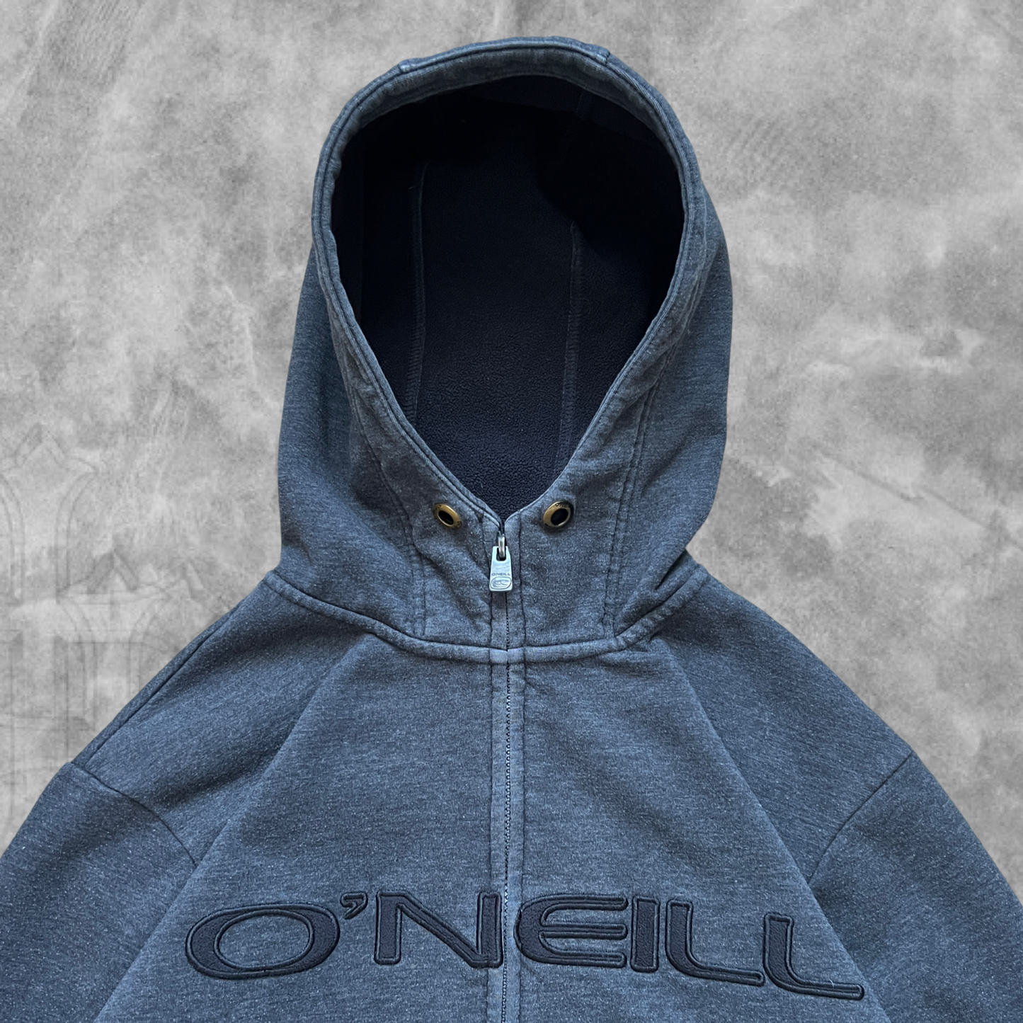 Charcoal Gray O’Neal Surf Hooded Jacket 2000s (XL)