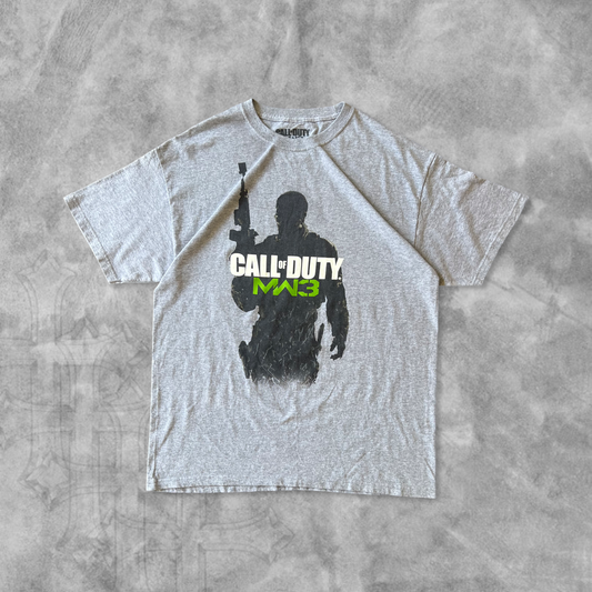 Grey Call of Duty MW3 Shirt 2000s (L)