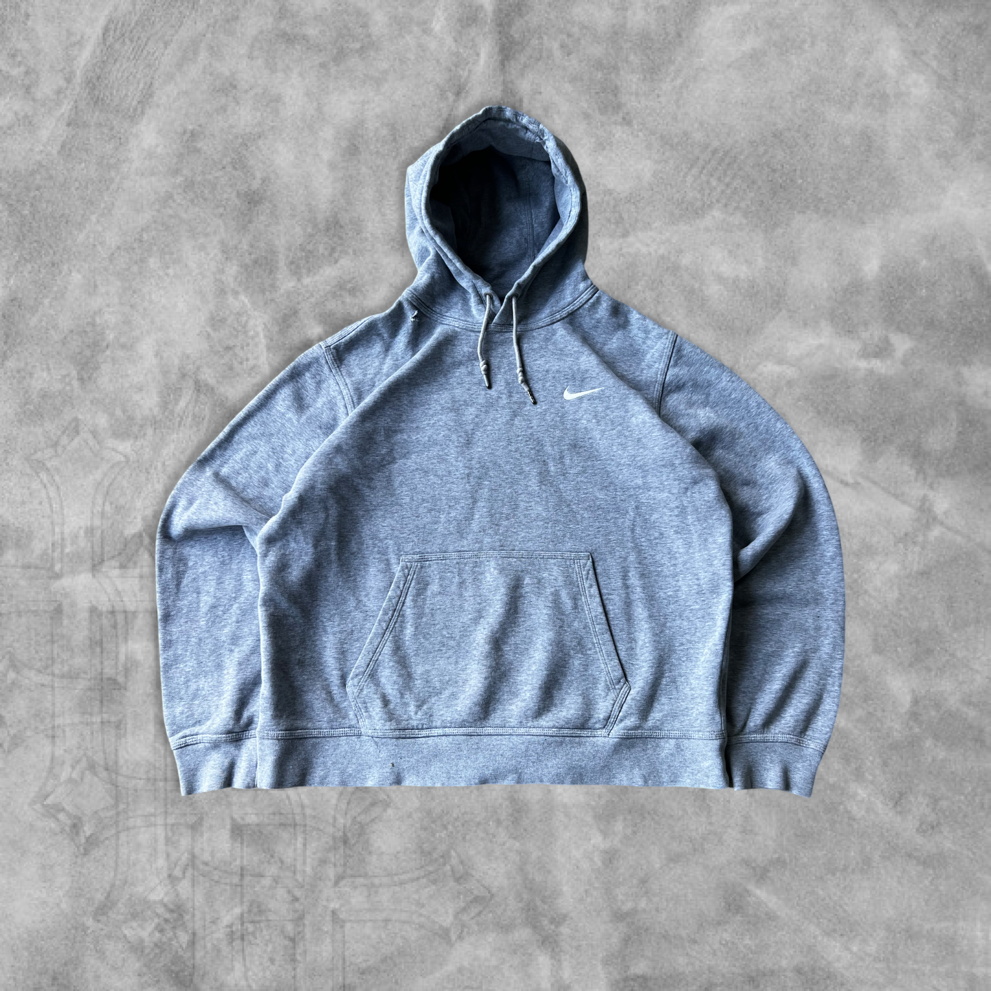 Grey Nike Hoodie 2000s (L)