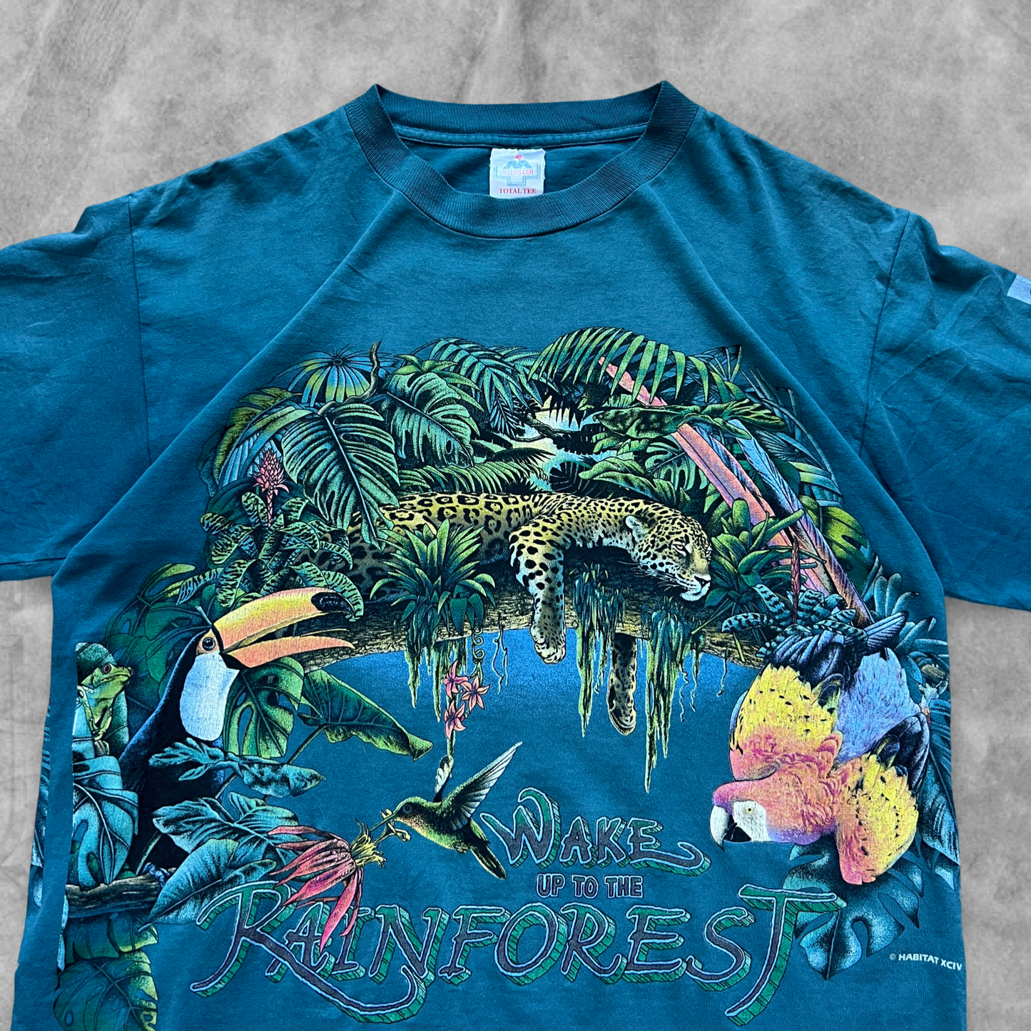 AquaBerry Wake Up To The Rainforest Shirt 1990s (M)