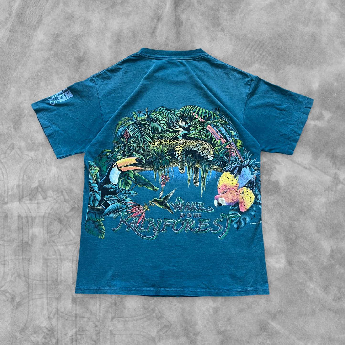 AquaBerry Wake Up To The Rainforest Shirt 1990s (M)