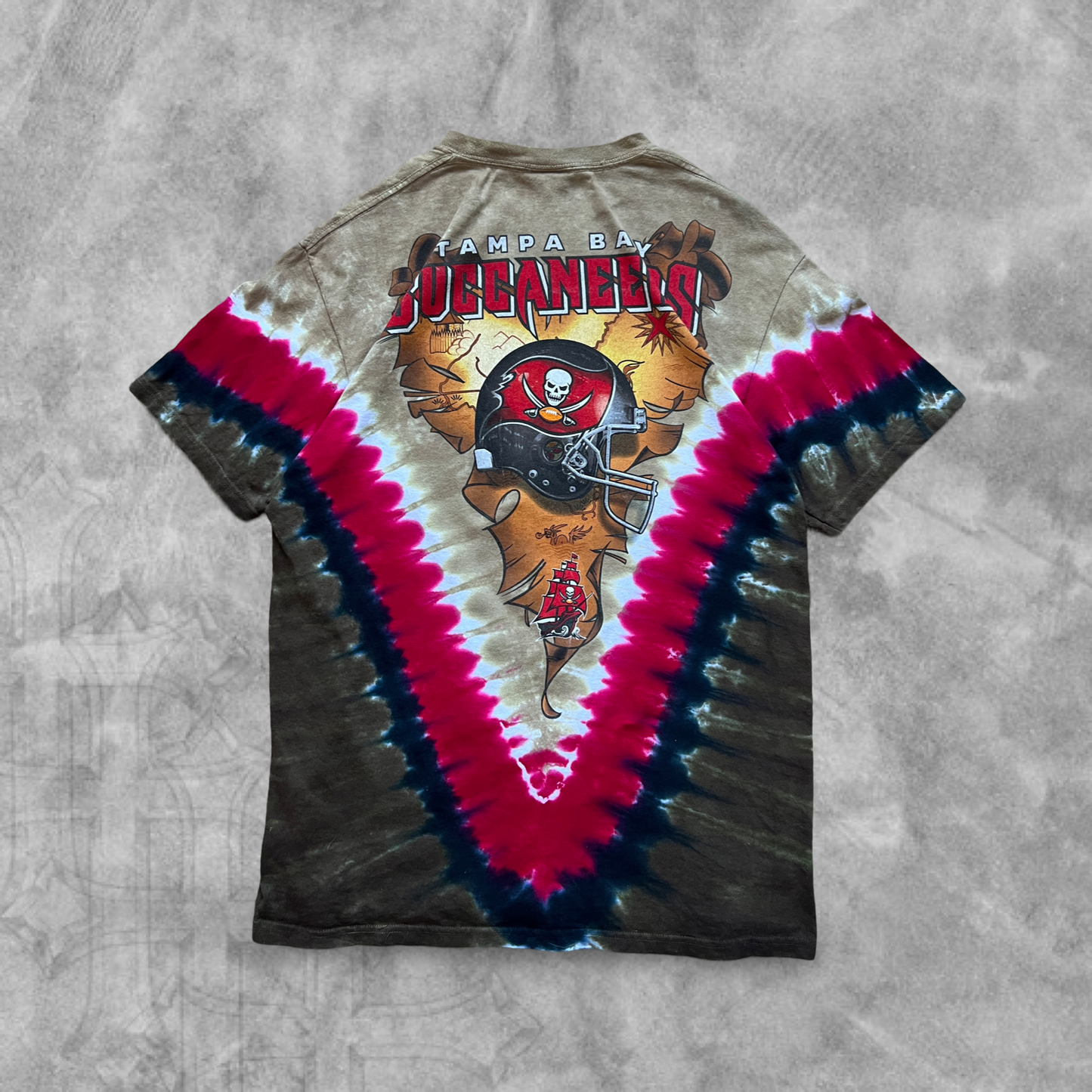 Tie Die Tampa Bay Buccaneers Shirt 2000s (L)