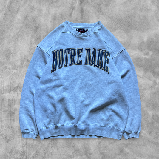 Gray Notre Dame Sweatshirt 1990s (XL)