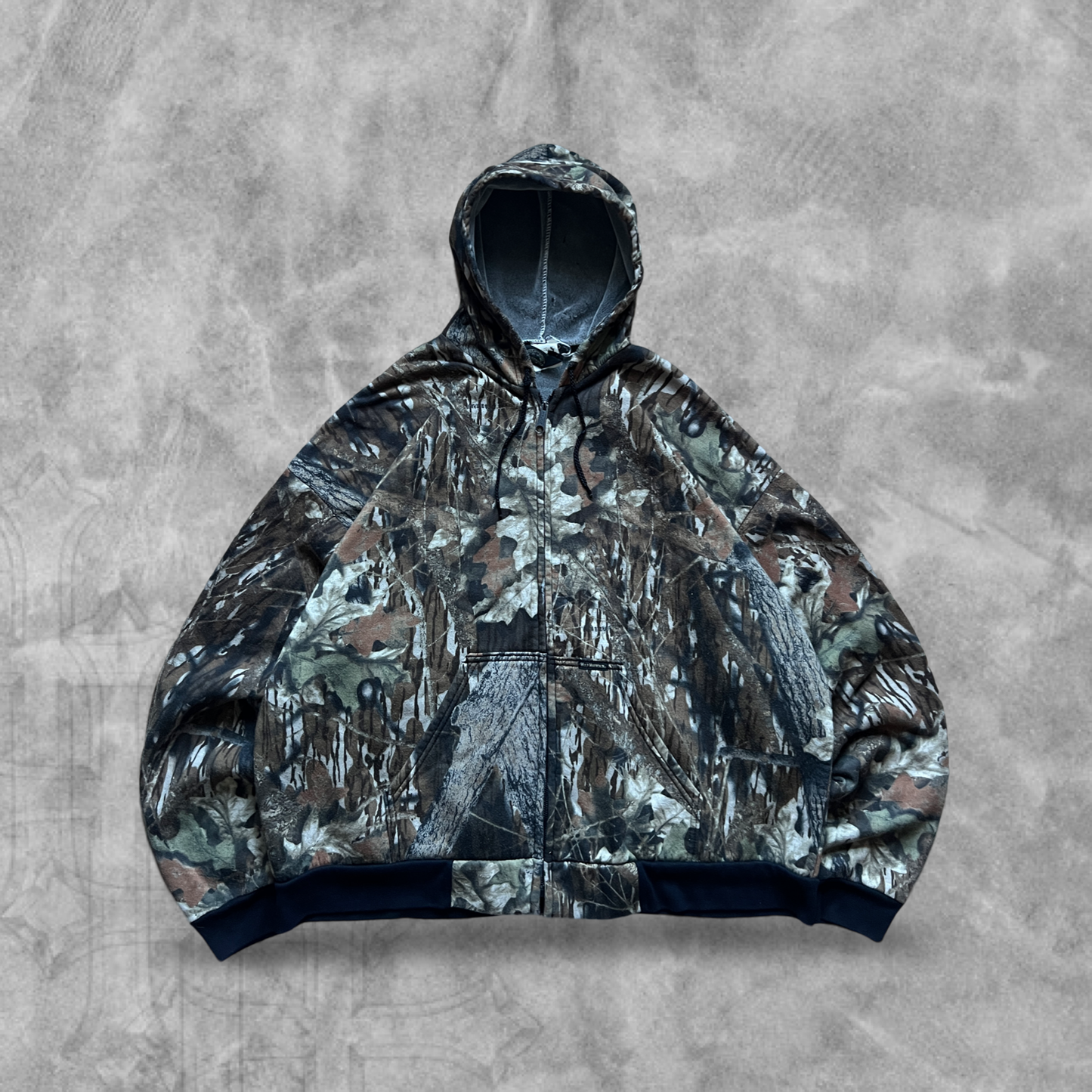 Realtree Camo Hooded Jacket 1990s (XXL)