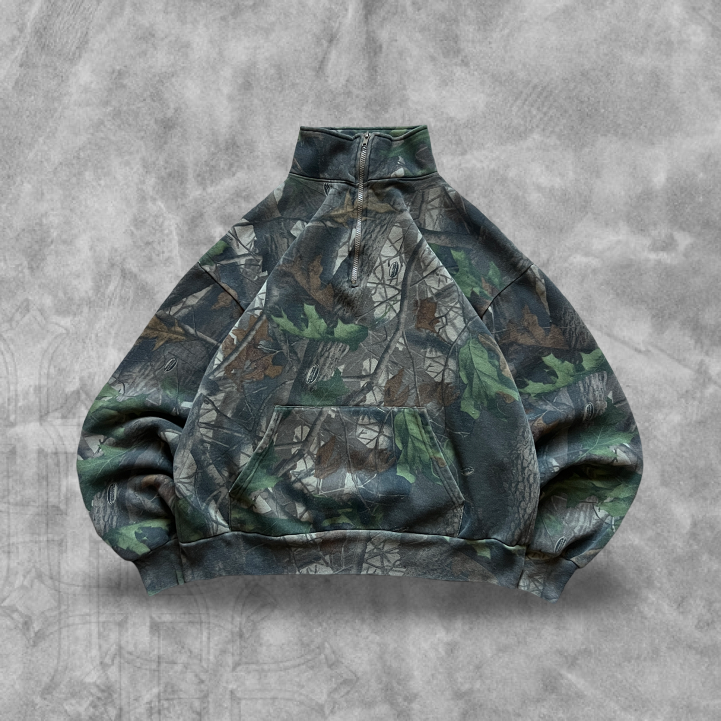 Camo Realtree Quarter Zip 1990s (L)