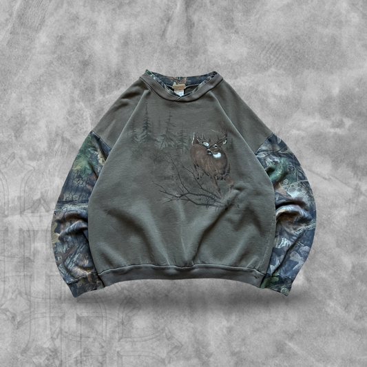 Camo Realtree Deer Sweatshirt (XL)