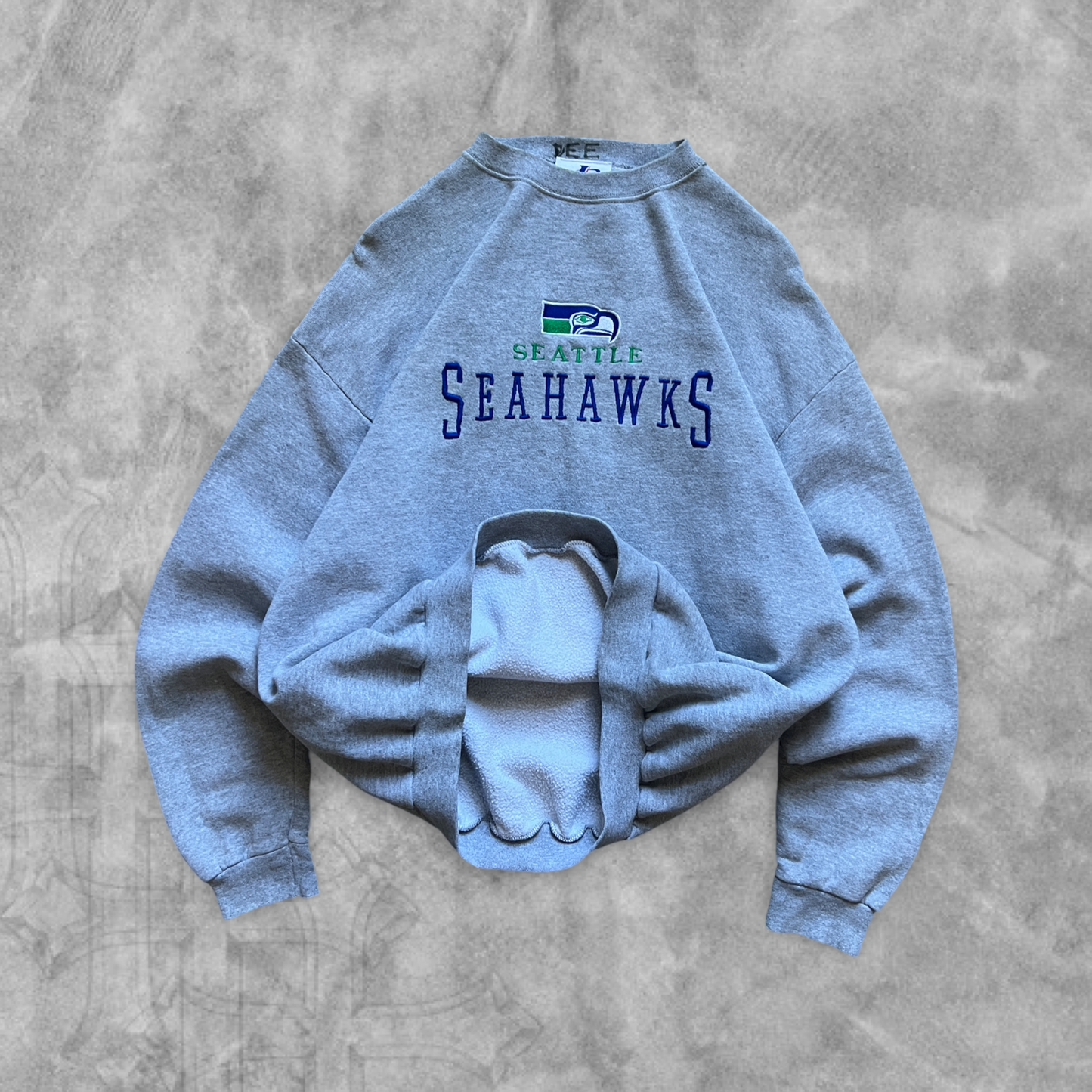 Gray Seattle Seahawks Sweatshirt 1990s (M)