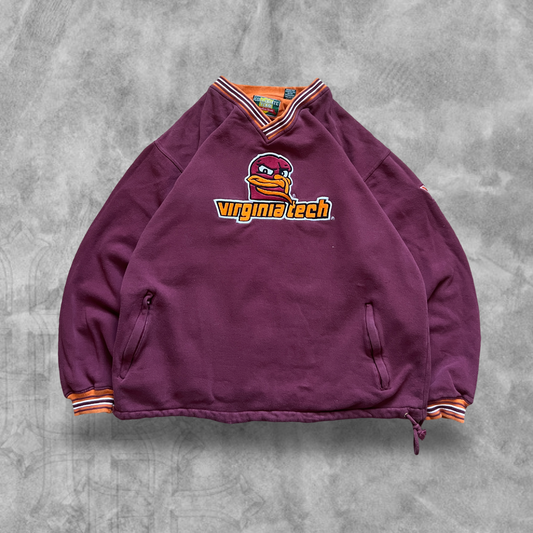Maroon Virginia Tech Sweatshirt 1990s (XL)