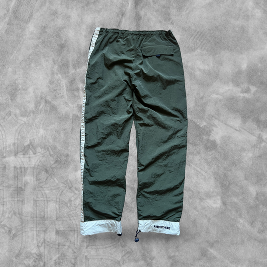 Olive Green Abercrombie Track Pants 2000s (32x32)