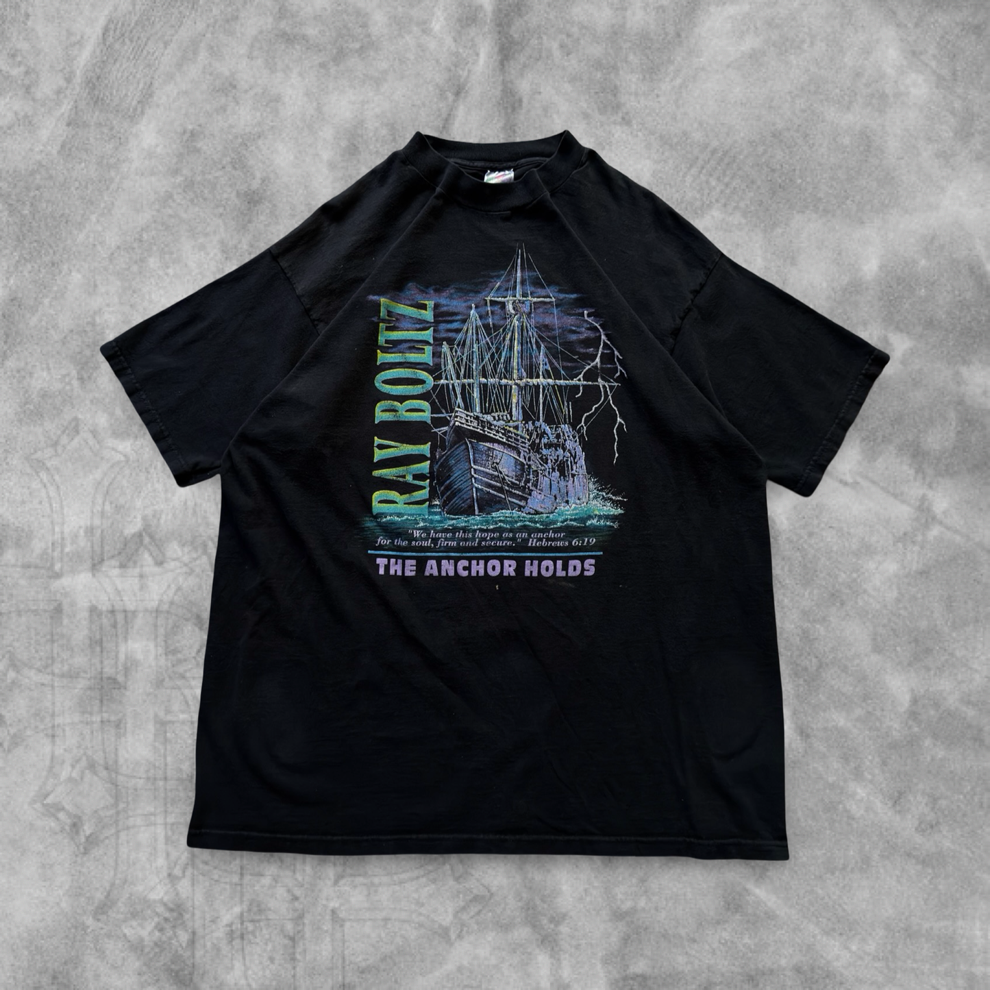 Black The Anchor Holds Shirt 1990s (XL)