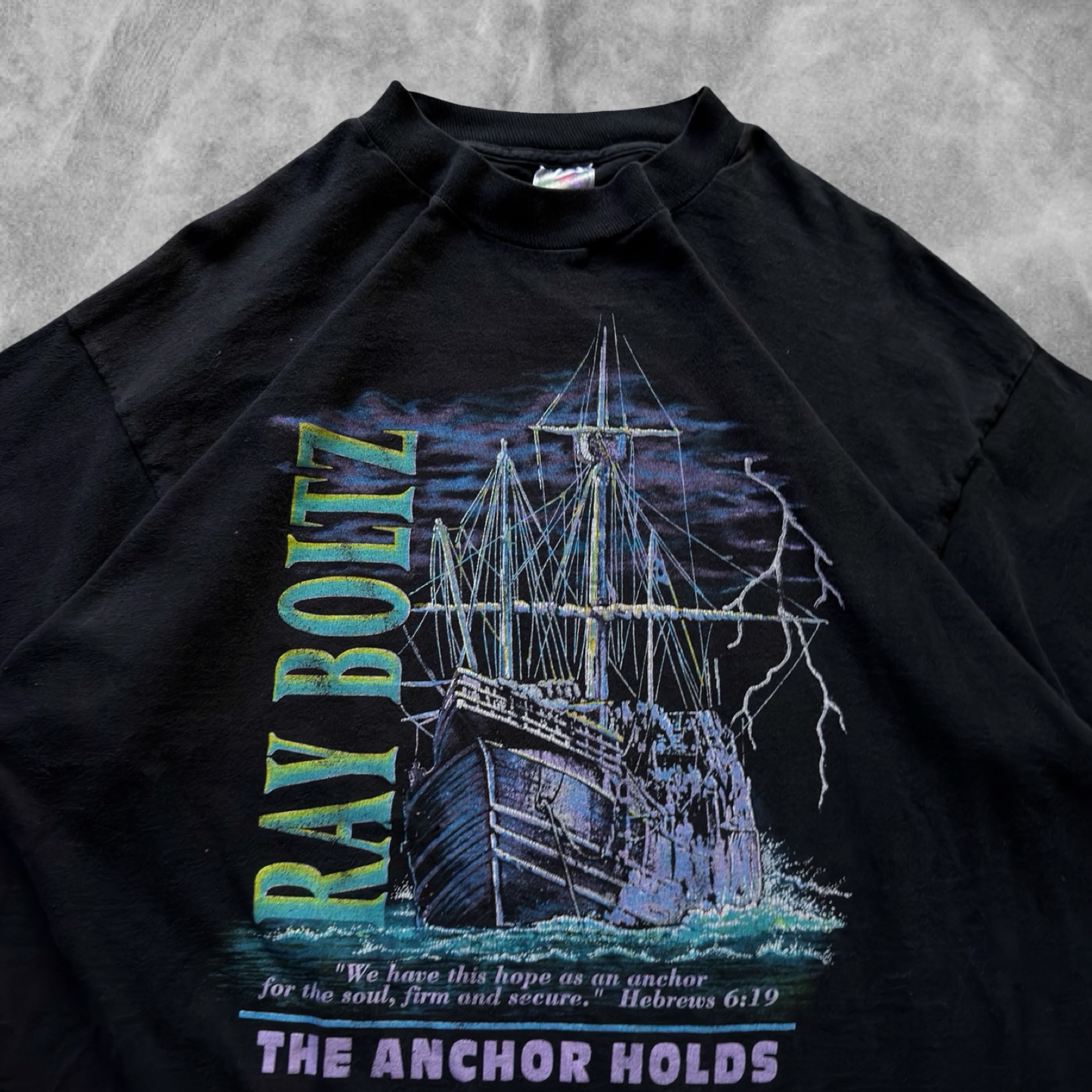 Black The Anchor Holds Shirt 1990s (XL)