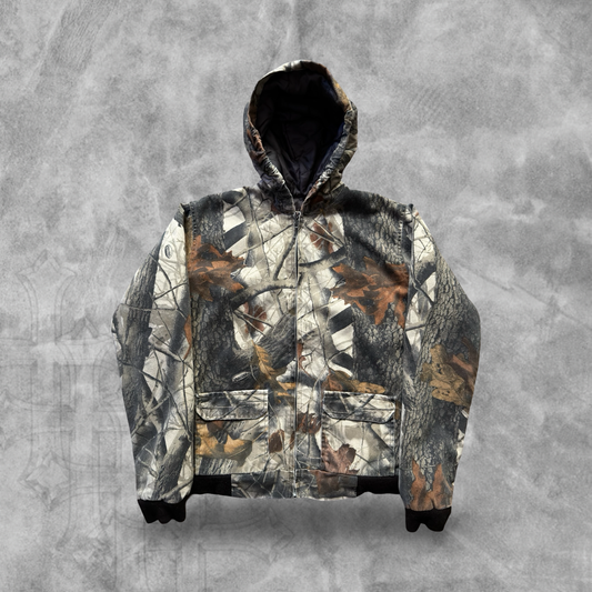 Realtree Camo Hooded Jacket 1990s (S)