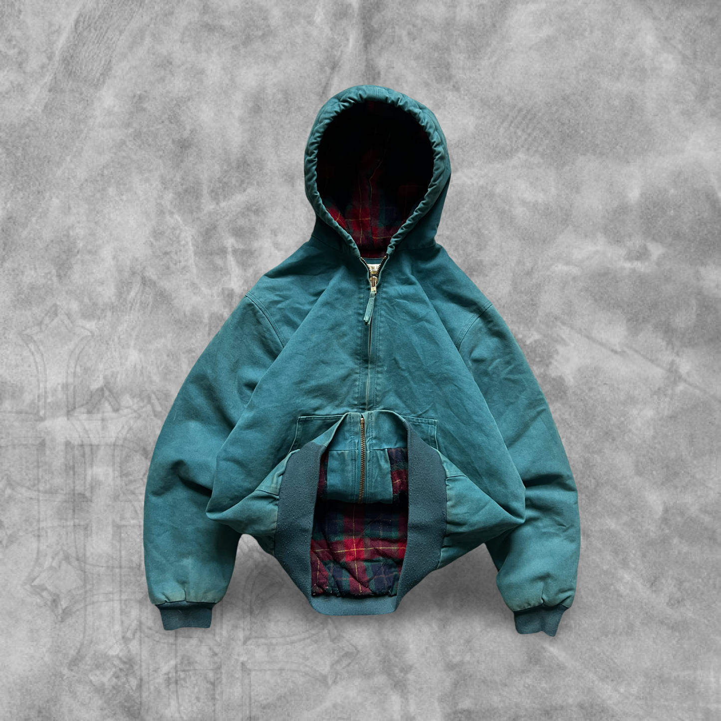 Aqua Berry Wrangler Hooded Jacket 1990s (S)