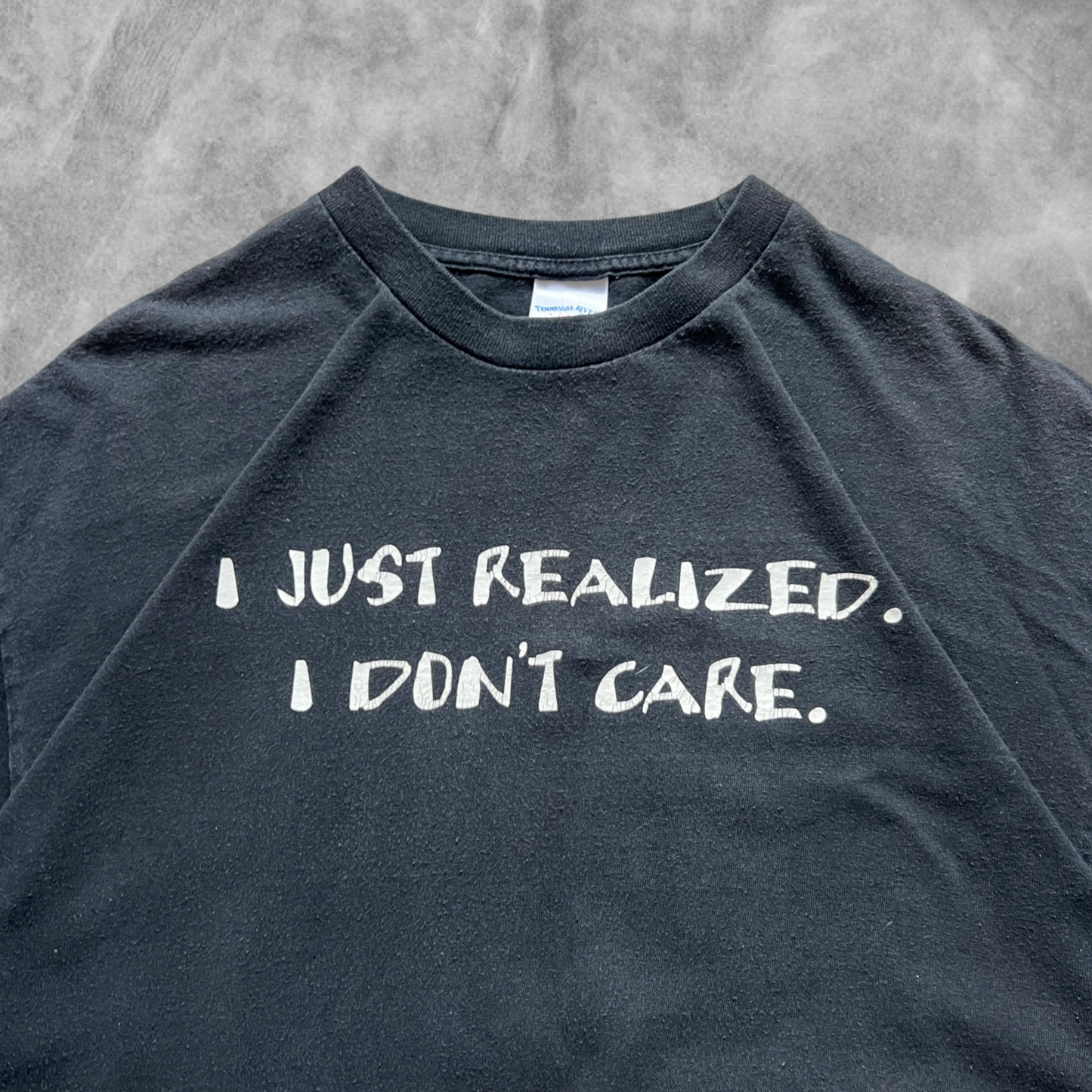 Black “I Don’t Care” Shirt 1990s (L)