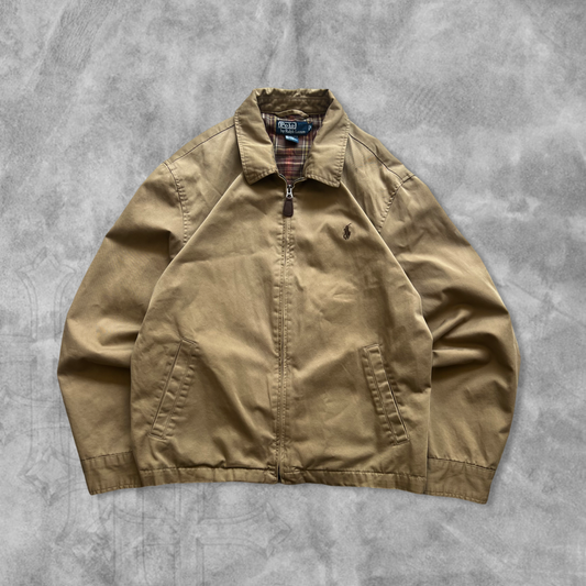 Tan Polo Ralph Lauren Jacket 1900s (L)