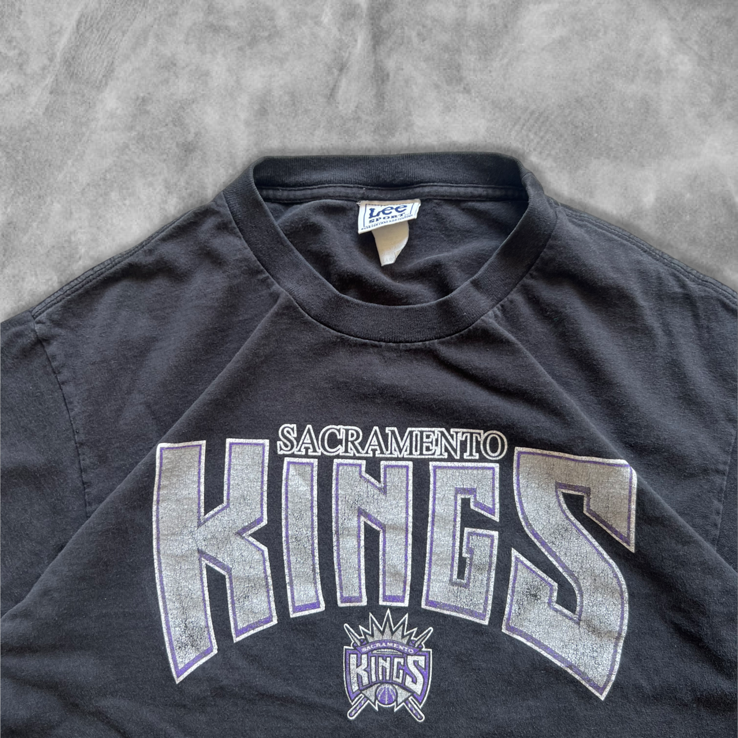 Faded Black Sacramento Kings Shirt 2001 (L)