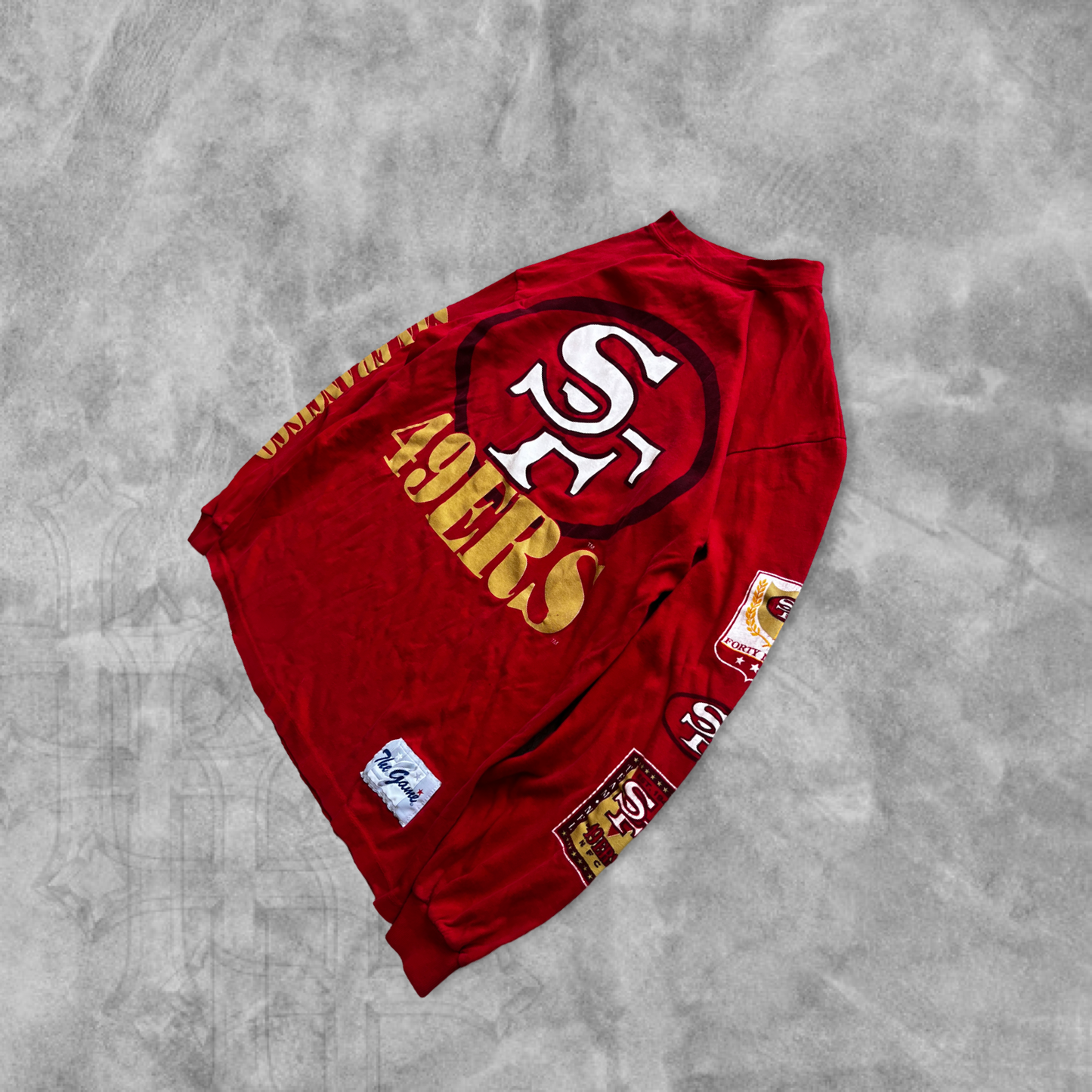 Red San Francisco 49ers Long Sleeve Shirt 1990s (L)