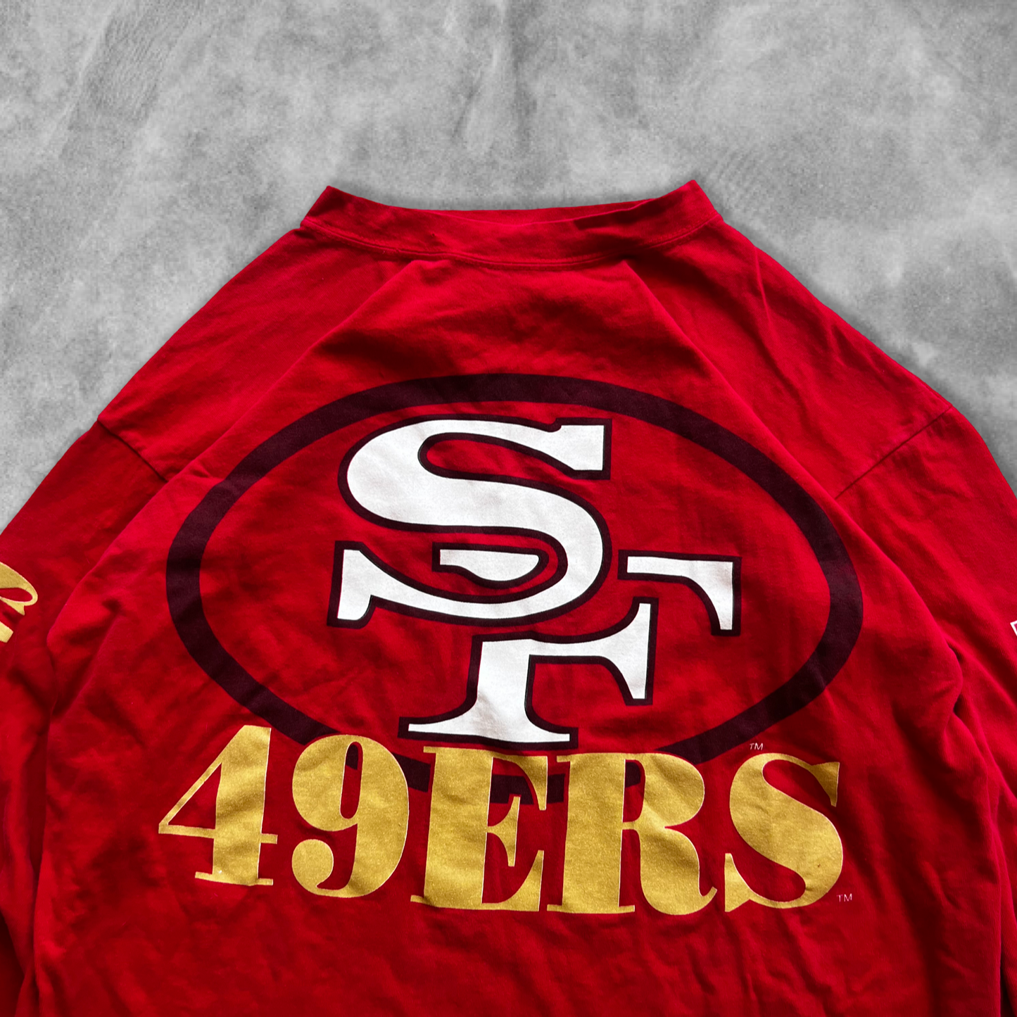 Red San Francisco 49ers Long Sleeve Shirt 1990s (L)