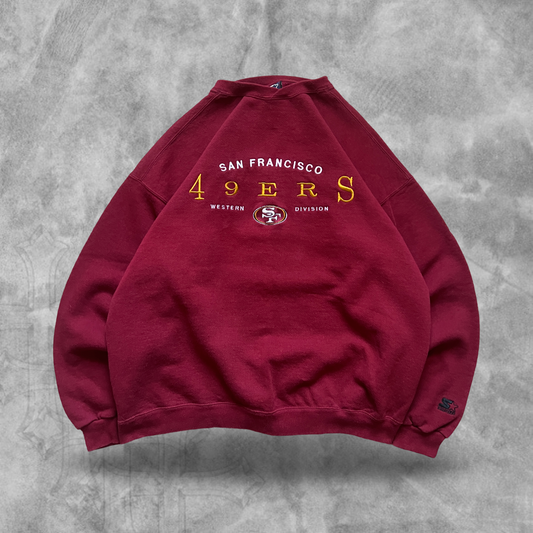 Maroon San Francisco 49ers Sweatshirt 1990s (L)