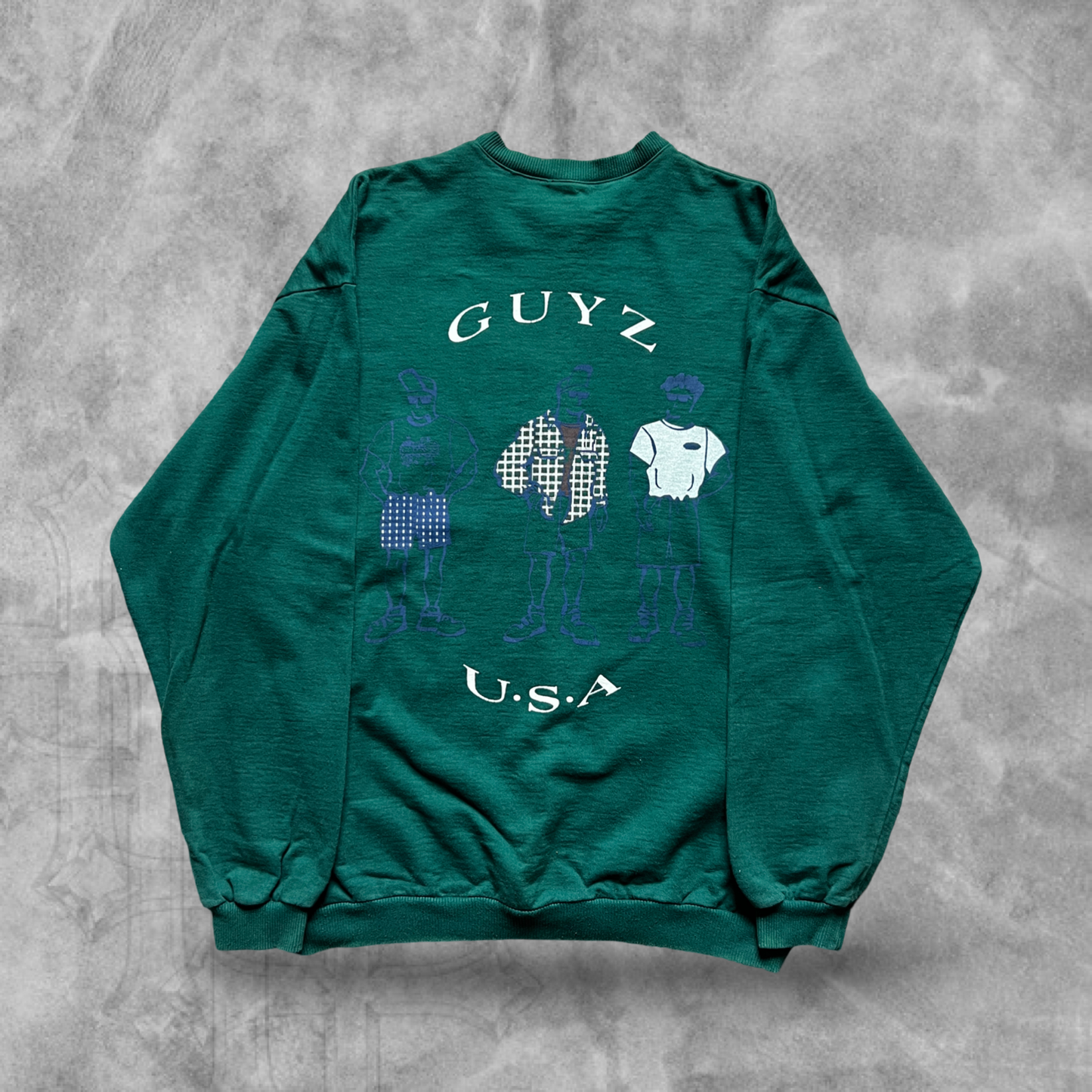 Forrest Green Guyz USA Sweatshirt 1990s (XL)