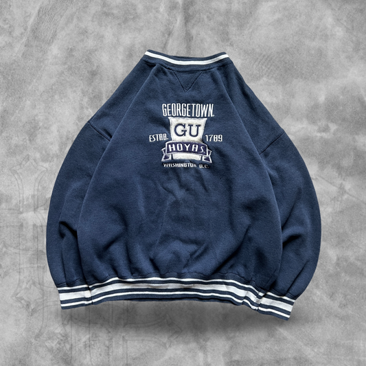 Blue Georgetown Hoyas Sweatshirt 1990s (L)