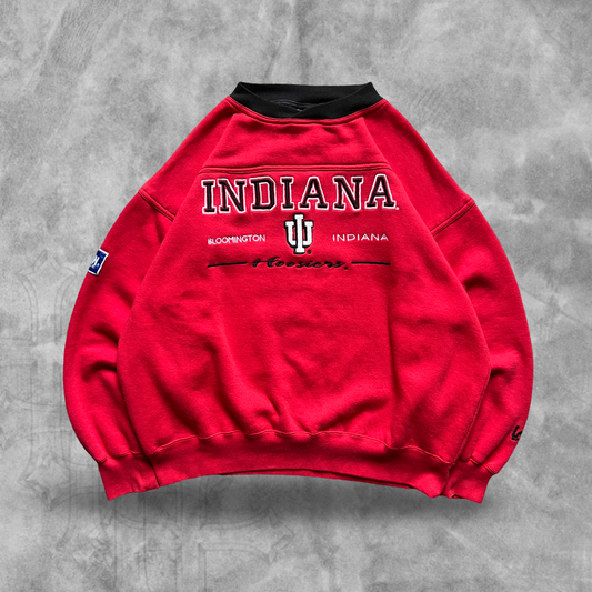 Red Indiana Hoosiers Sweatshirt 1990s (L)