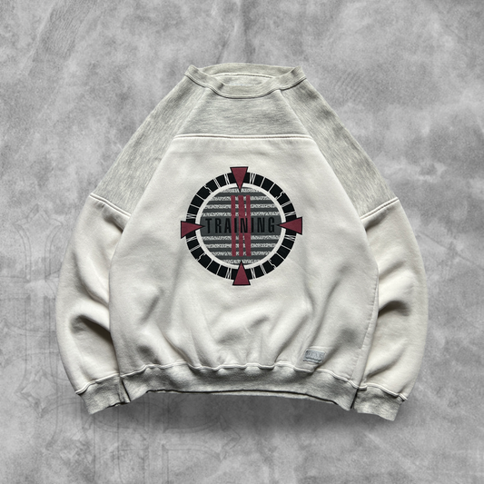 White Wilson Training Sweatshirt 1990s (L)