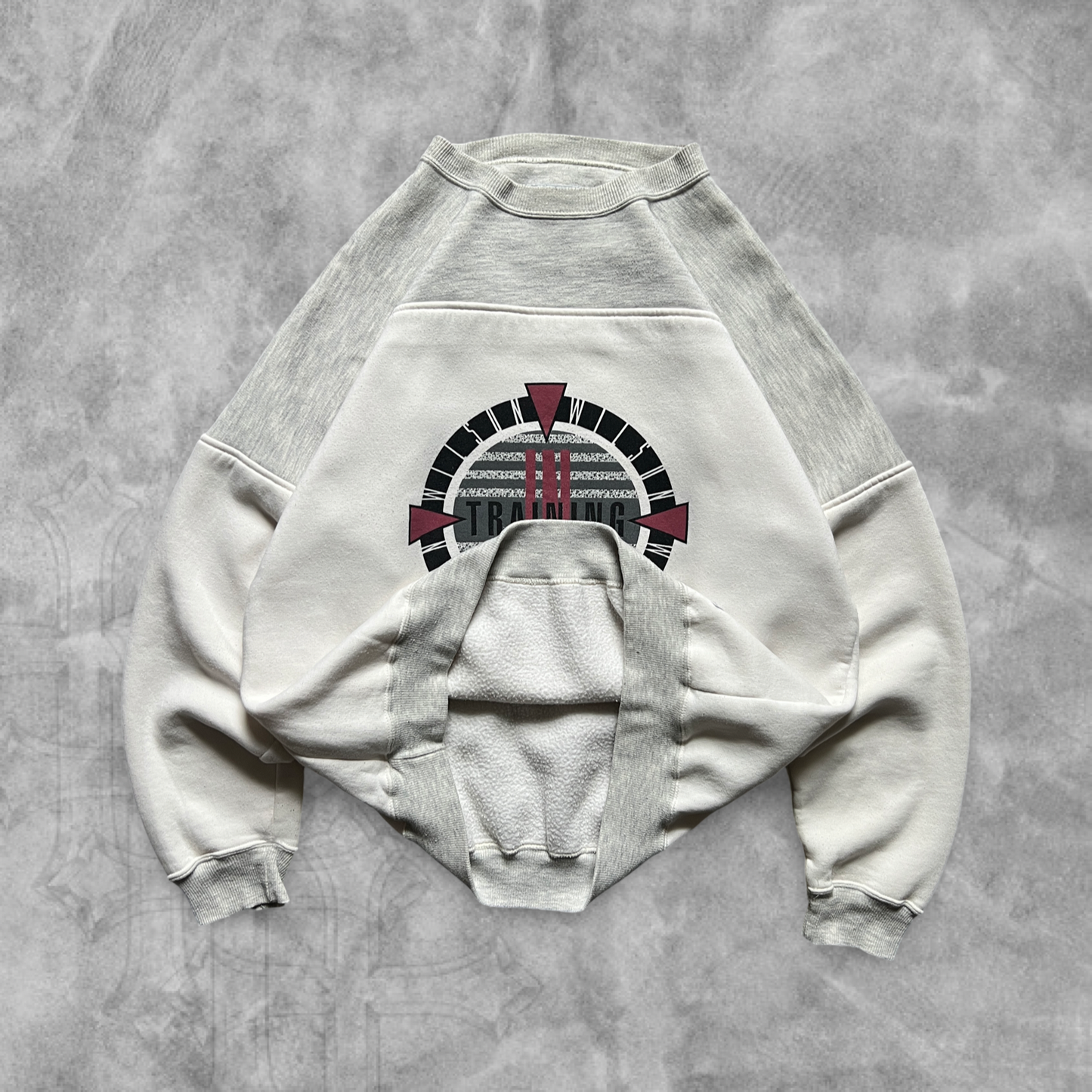 White Wilson Training Sweatshirt 1990s (L)