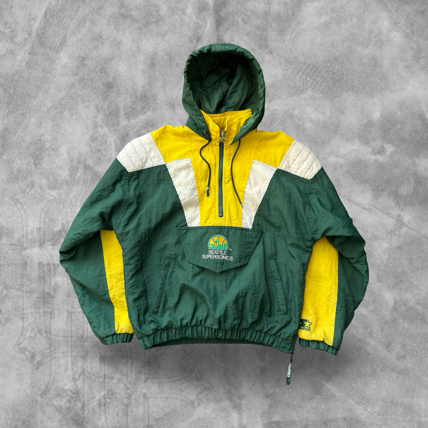 Green Seattle SuperSonics Starter Puffer Jacket 1990s (S)