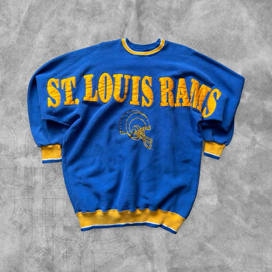 Blue St.Louis Rams Sweatshirt 1990s (XL)