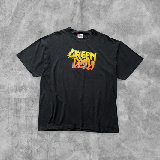 Black Green Day Taste The Lighting Tour Shirt 2001 (XL)