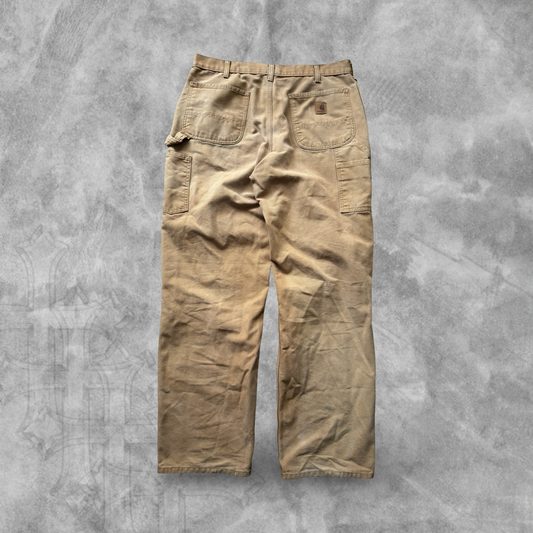 Tan Carhartt Carpenter Pants 1990s (36x34)