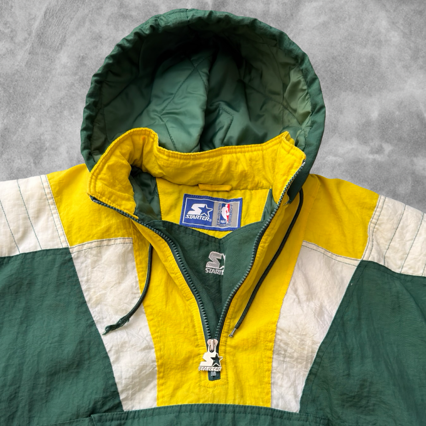 Green Seattle SuperSonics Starter Puffer Jacket 1990s (S)