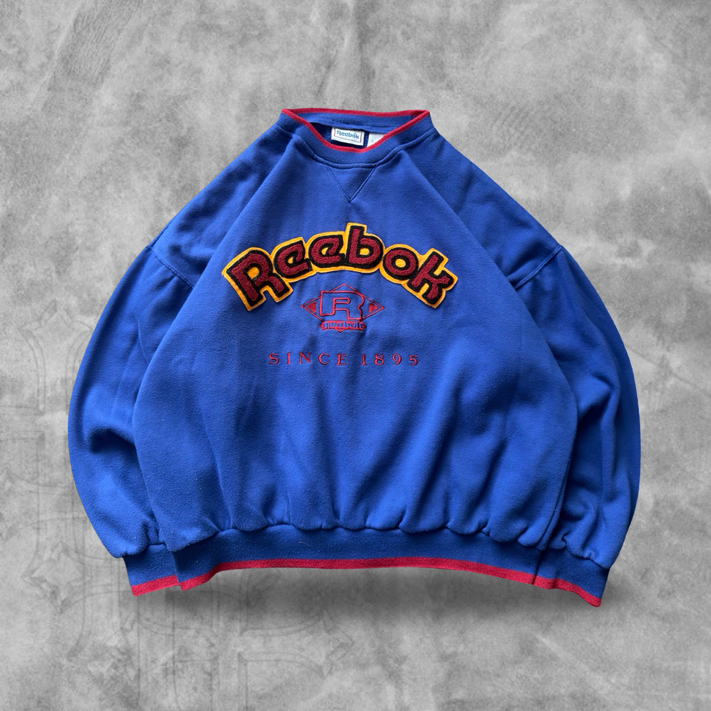 Royal Blue Reebok Sweatshirt 1990s (L)