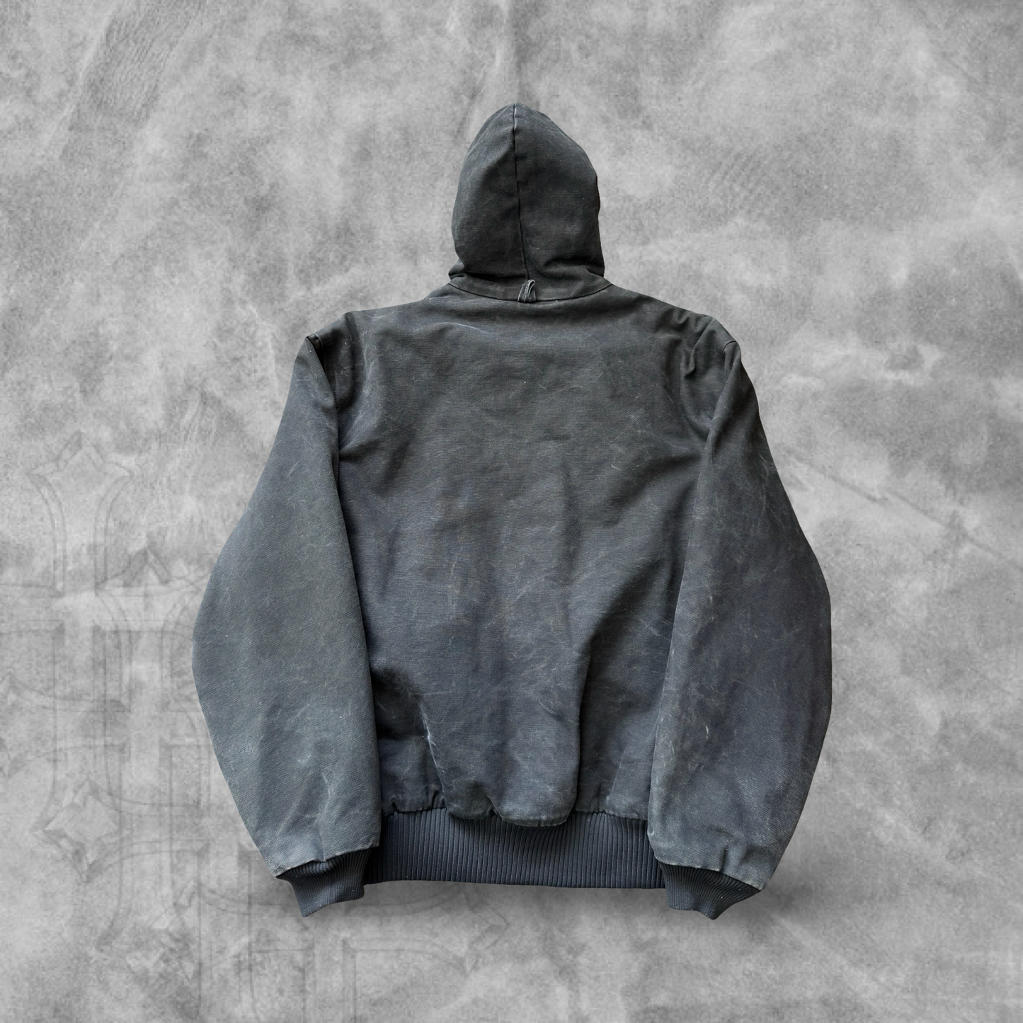 Black Carhartt Hooded Jacket 1990s (XL)