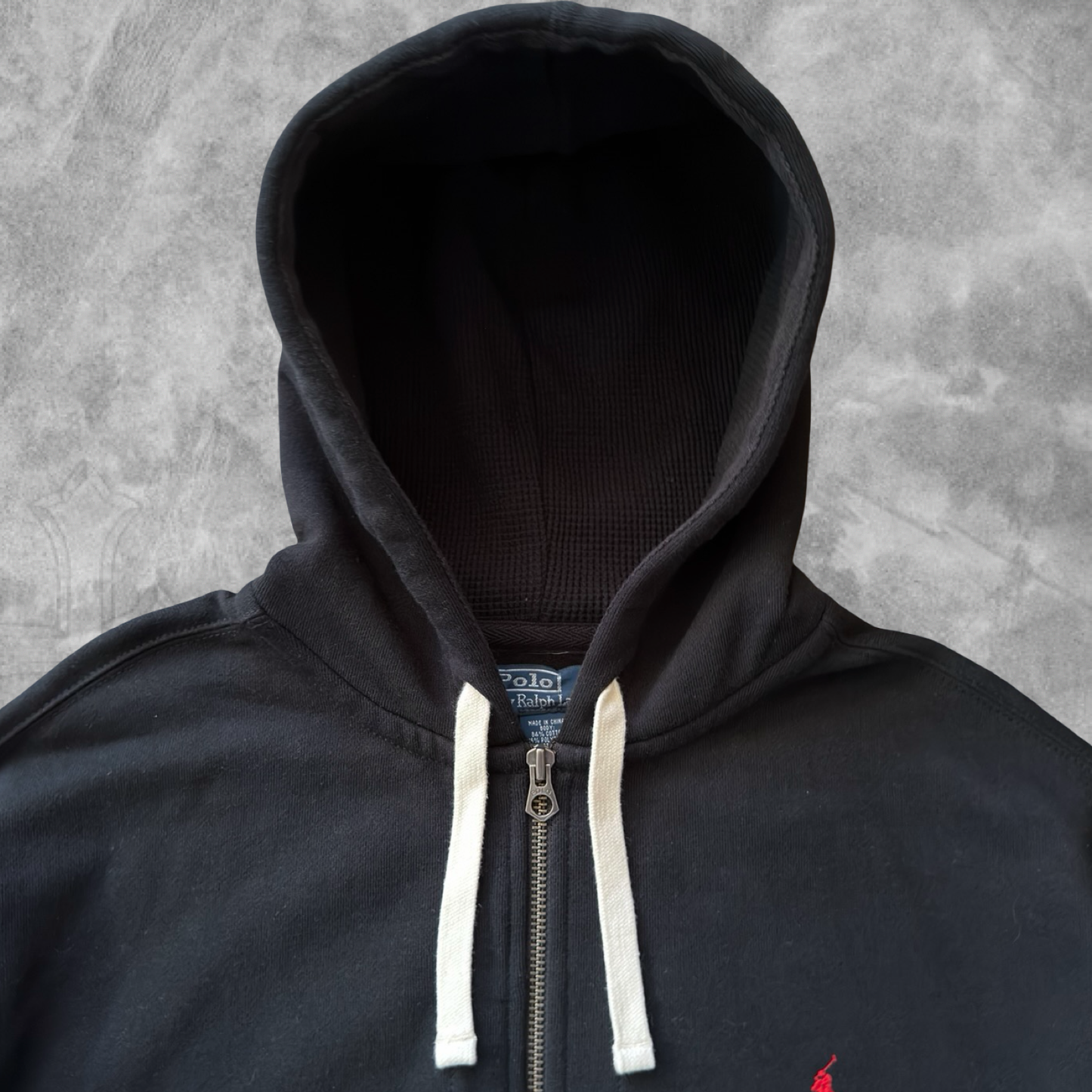 Black Polo Ralph Lauren Hooded Jacket 2000s (XL)