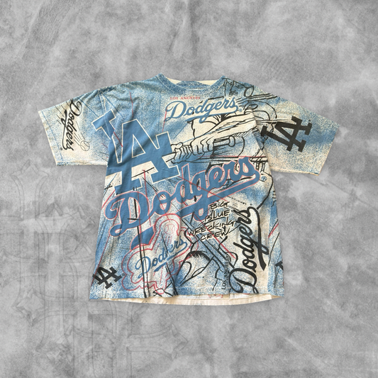 Los Angeles Dodgers Big Blue Wrecking Crew Shirt 1990s (XL)