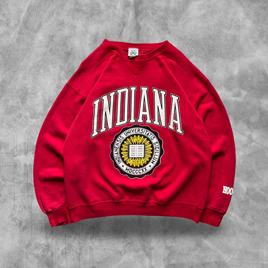 Red Indiana University Sweatshirt 1990s (L)