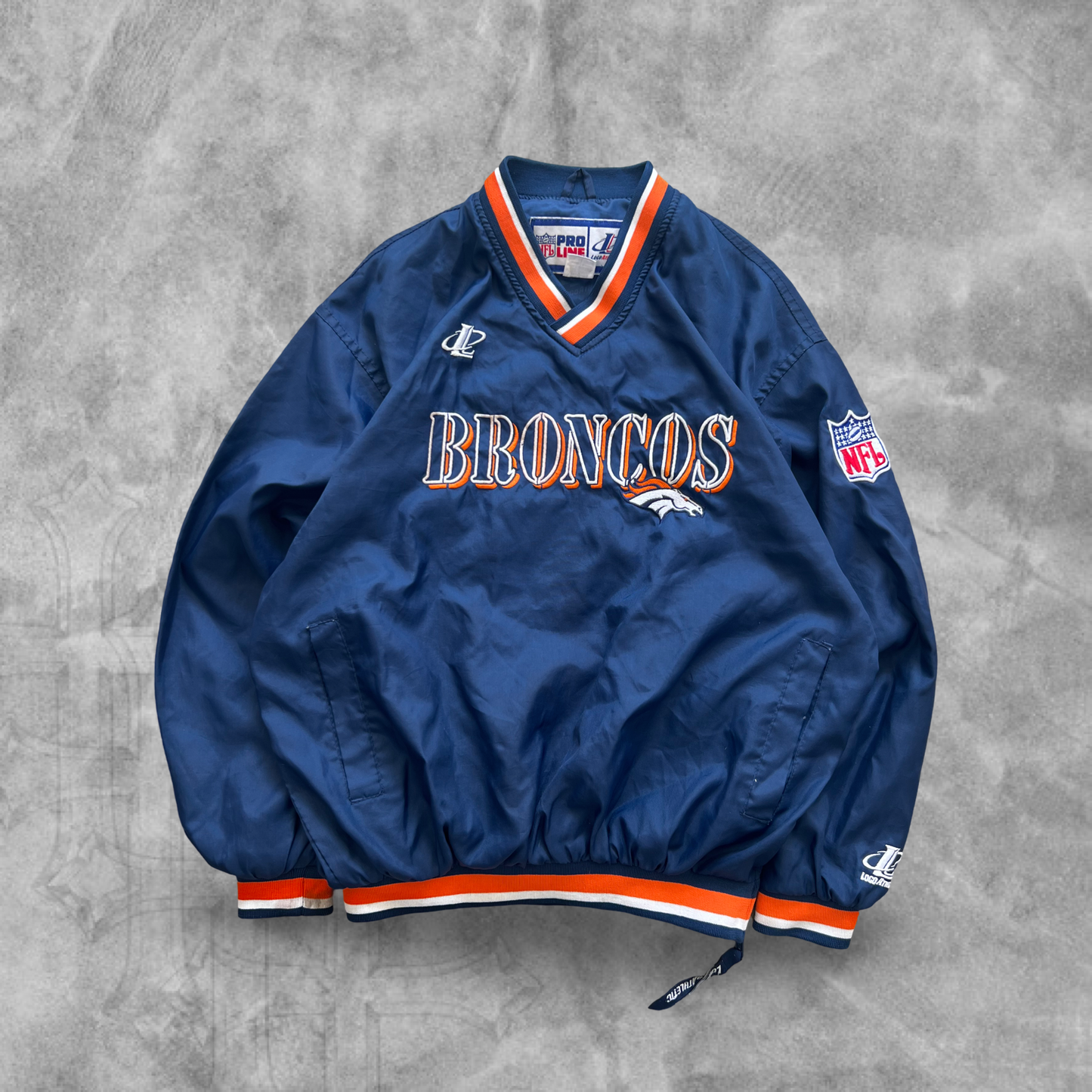 Navy Blue Denver Broncos Pullover 1990s (S)