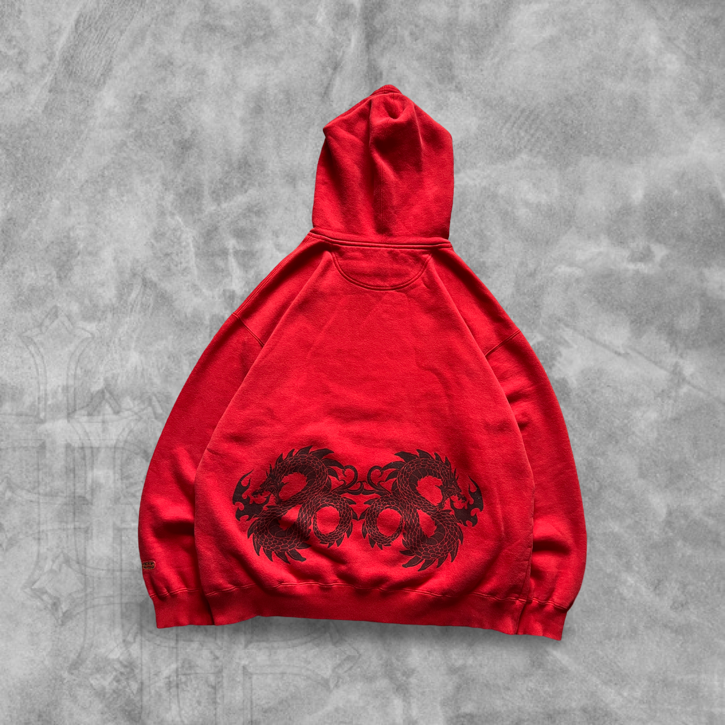Red Jnco Jeans Hoodie 1990s (L)