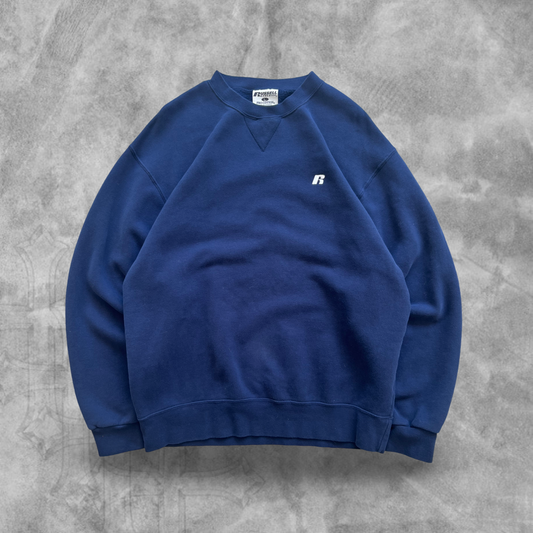 Blue Russell Athletic Sweatshirt 2000s (L)