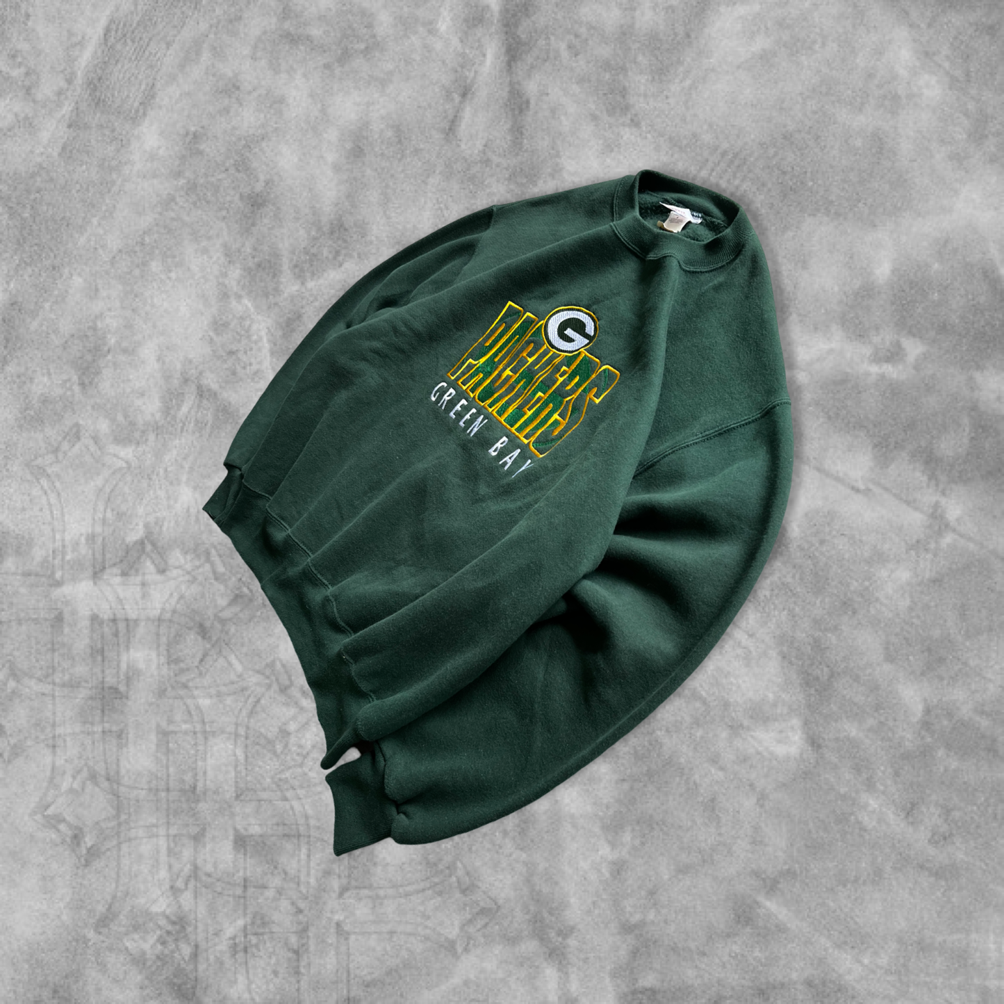 Forrest Green Green Bay Packers Sweatshirt 1990s (M)