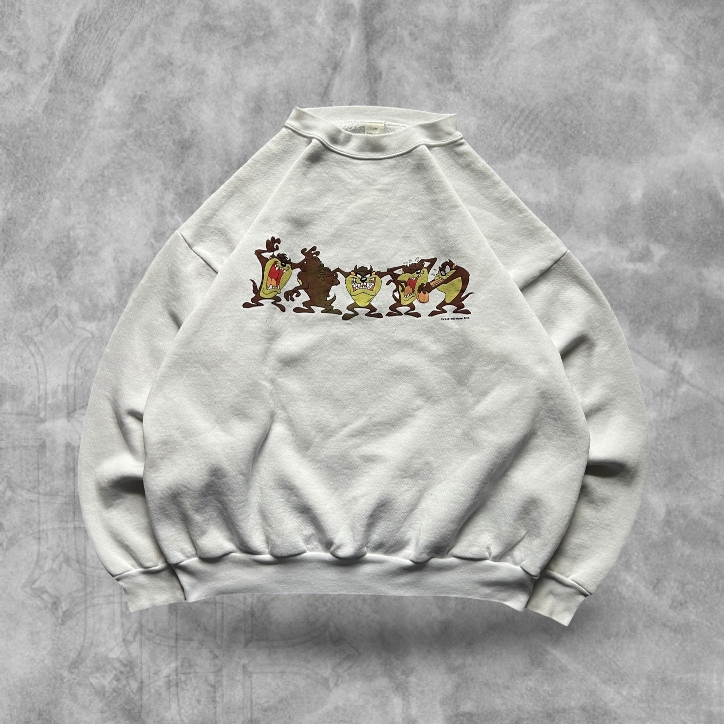 White Tasmanian Devil Sweatshirt 1993 (XL)