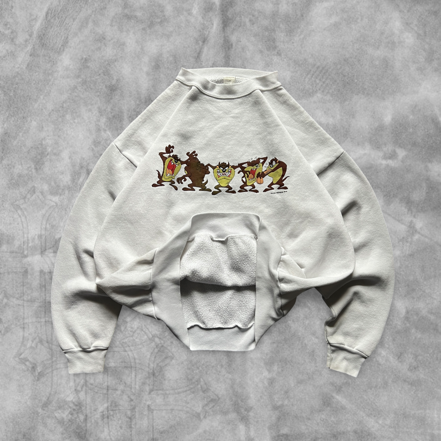 White Tasmanian Devil Sweatshirt 1993 (XL)