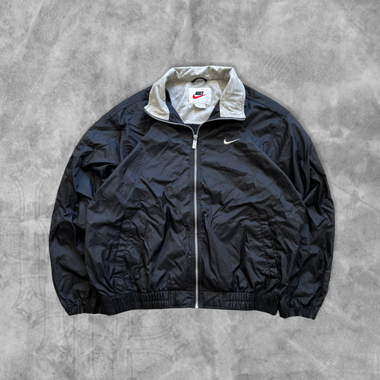 Black Nike Windbreaker Jacket 1990s (L)