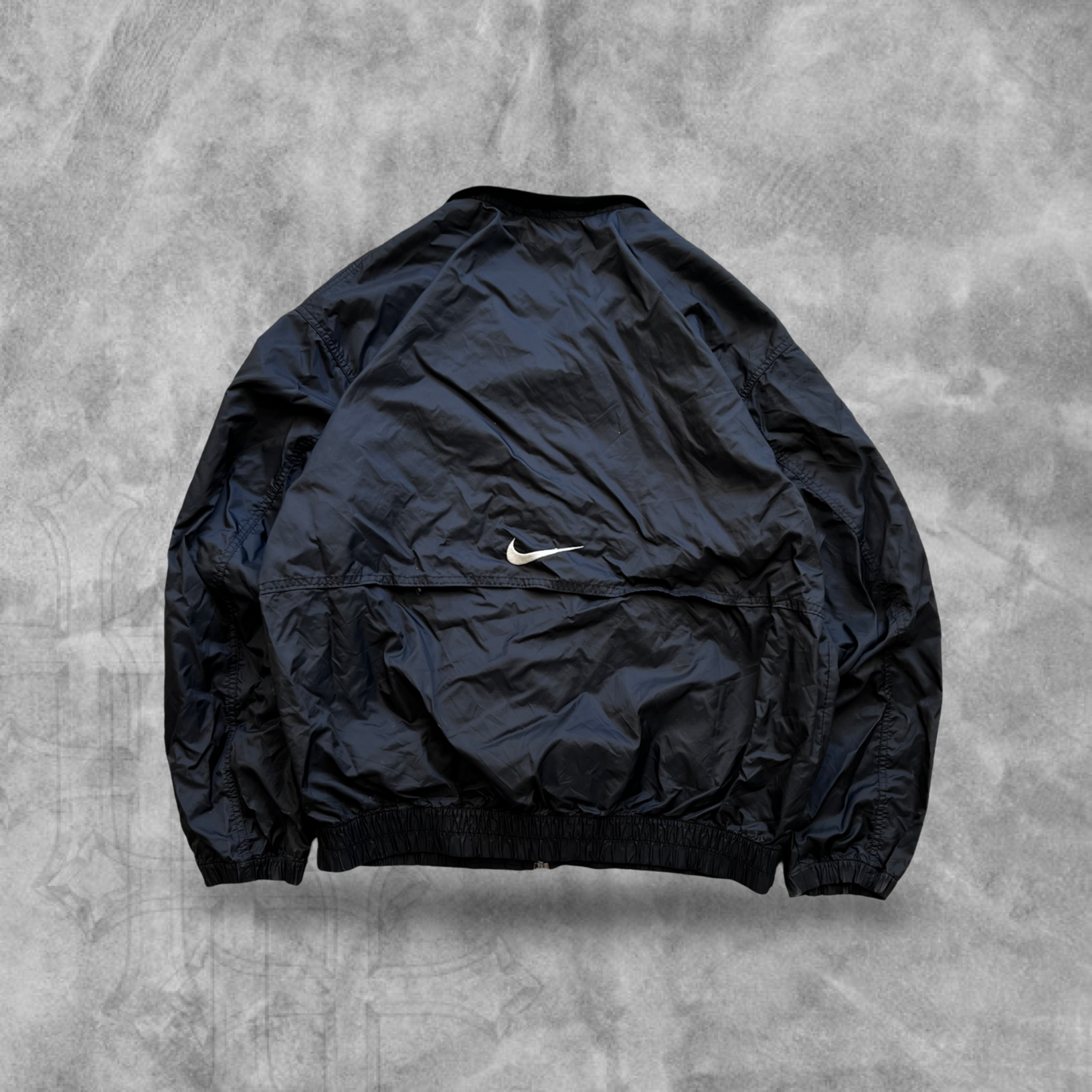 Black Nike Windbreaker Jacket 1990s (L)