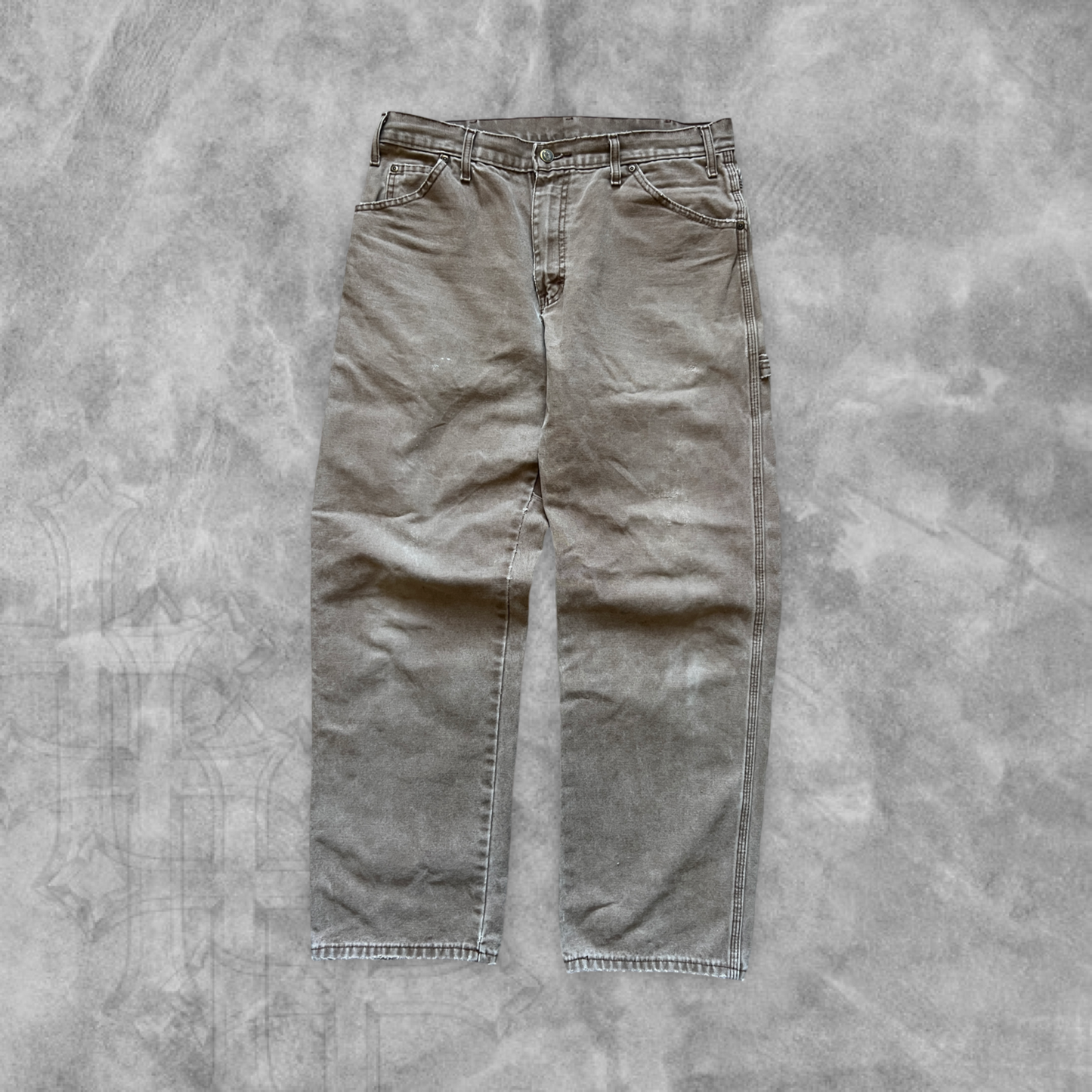 Faded Brown Dickies Carpenter Pants 1990s (34x30)