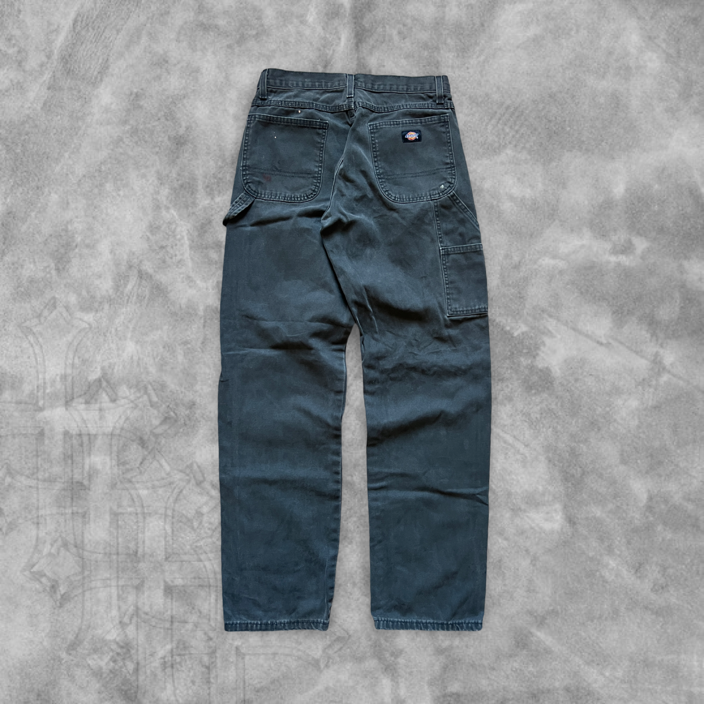 Faded Black Dickie Carpenter Pants 1990s (30x33)